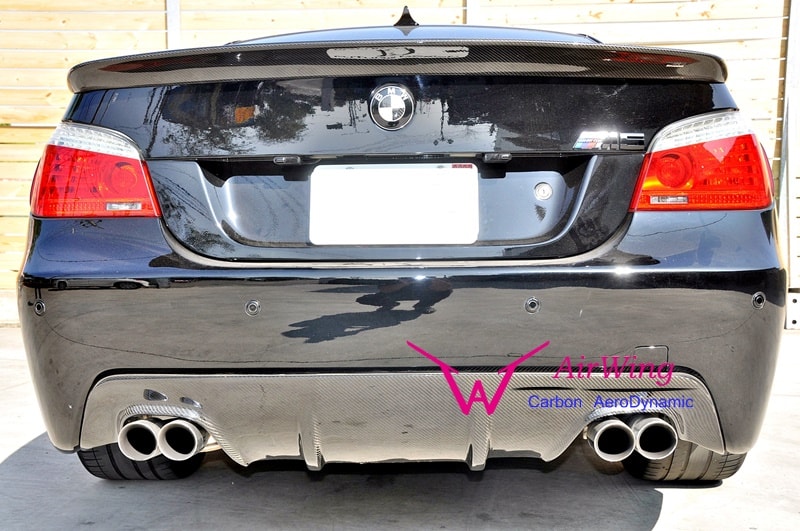 BMW E60 TECH 3D carbon rear diffuser 02